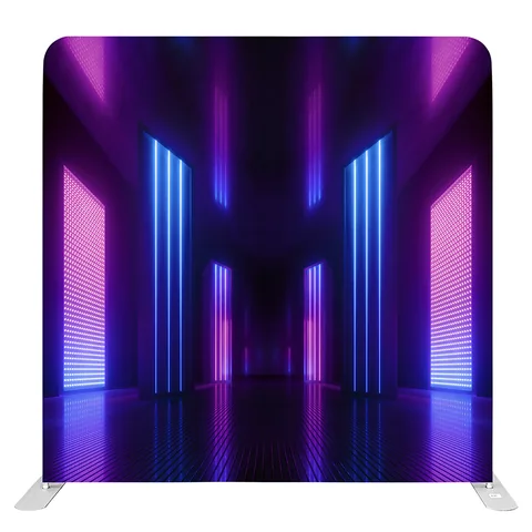 Neon photo booth backdrop