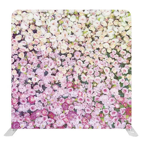 Pink Flower Wall photo booth backdrop